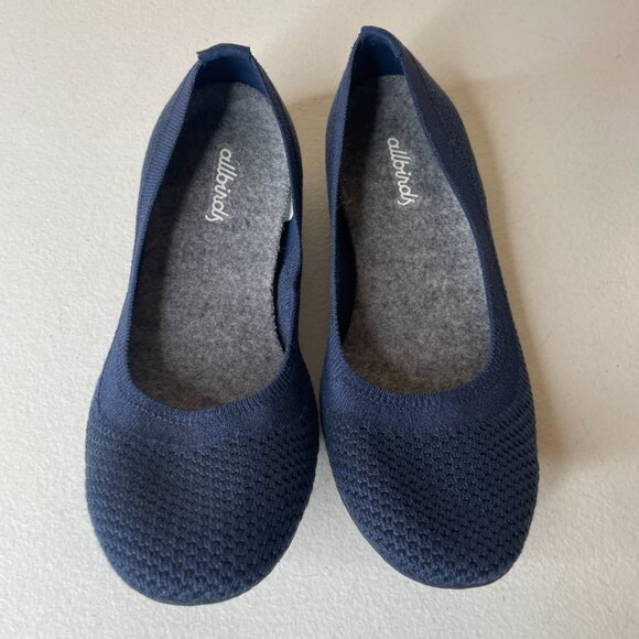Allbirds Blue Ballet Flats Tree Breezer Size 5.5 - Picture 2 of 16